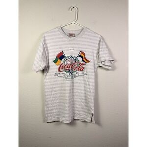 Vintage Coca-Cola made in the USA striped T-shirt